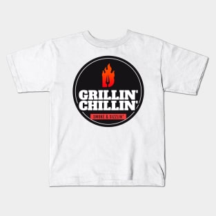 Grillin' Chillin' Smoke & Sizzlin' Kids T-Shirt